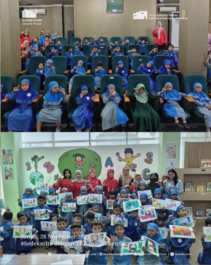 Ketupat Betawi Bersama TK Negeri Johar Baru 01 Di Perpustakaan Jakarta Pusat